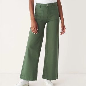 High Rise Wide Leg Pants